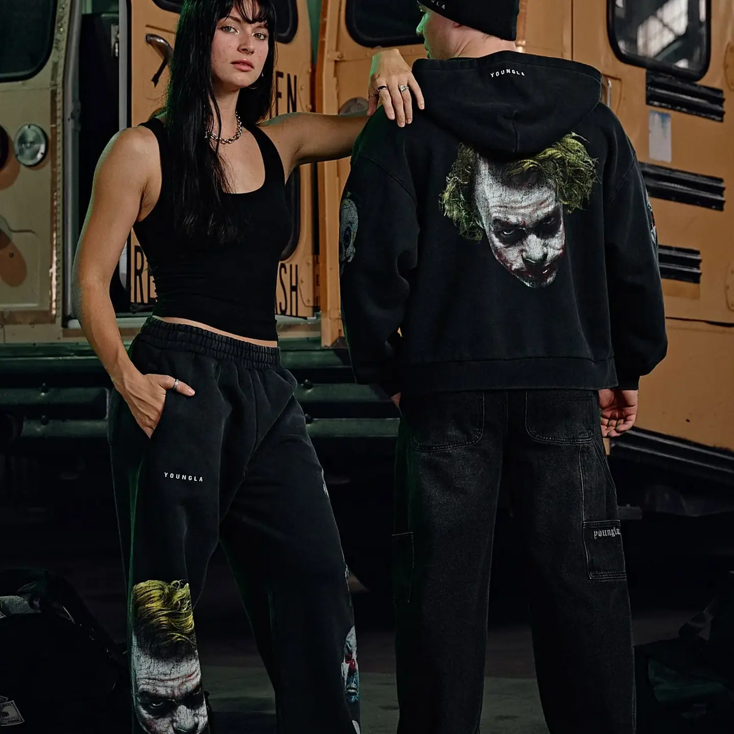 5211 - Sudadera Con Capucha Batman - Joker Clowns 2