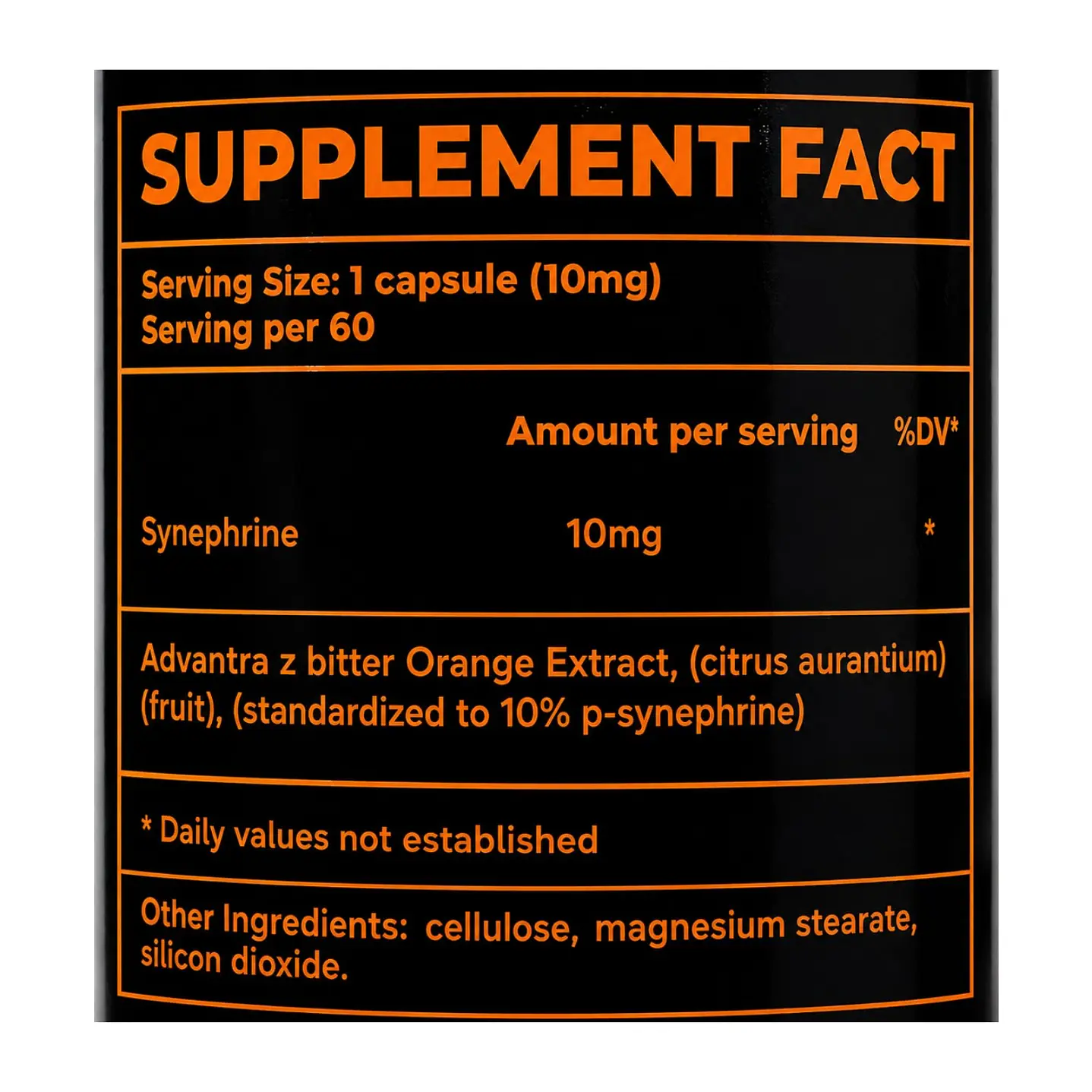 Sinefrina Infernal 10mg, 60 capsulas 2
