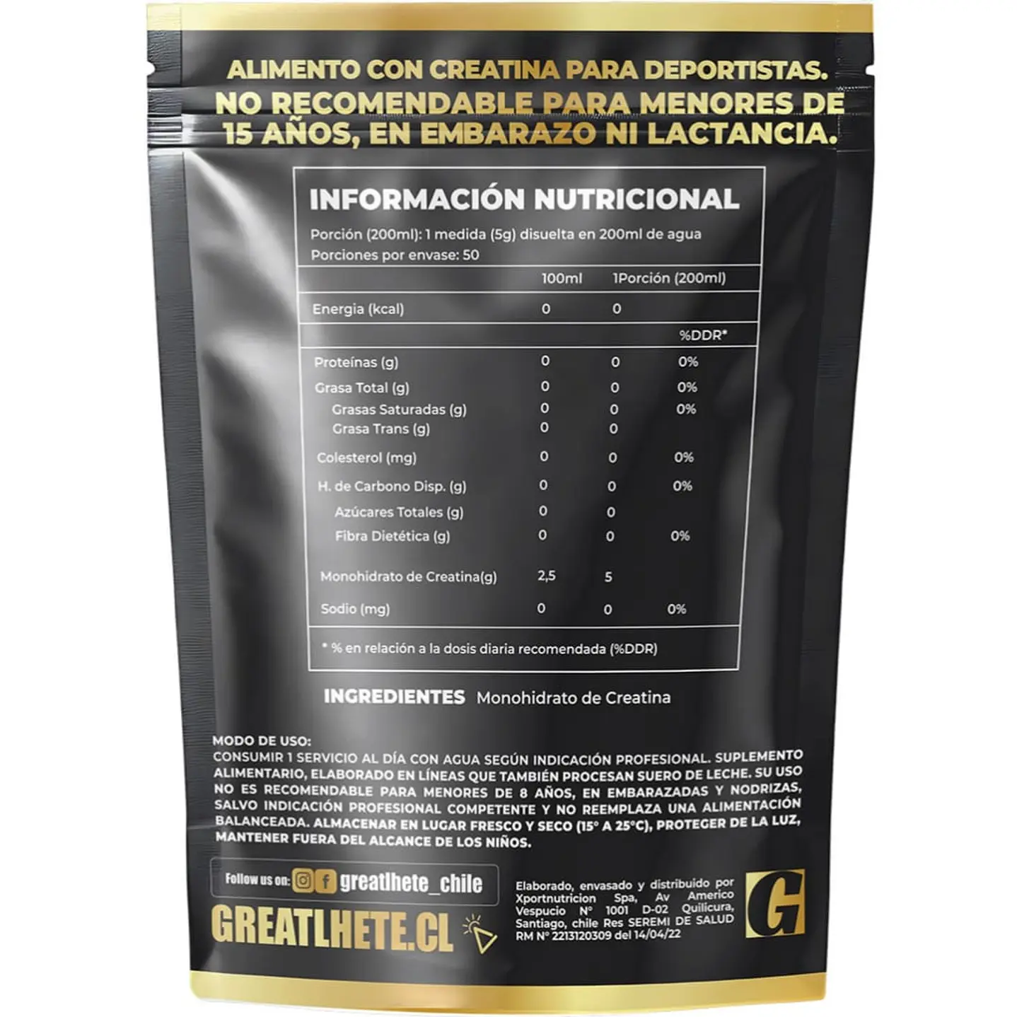 Crea Creatine Pro 250gr 2
