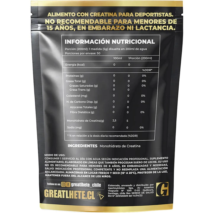 Crea Creatine Pro 250gr 2