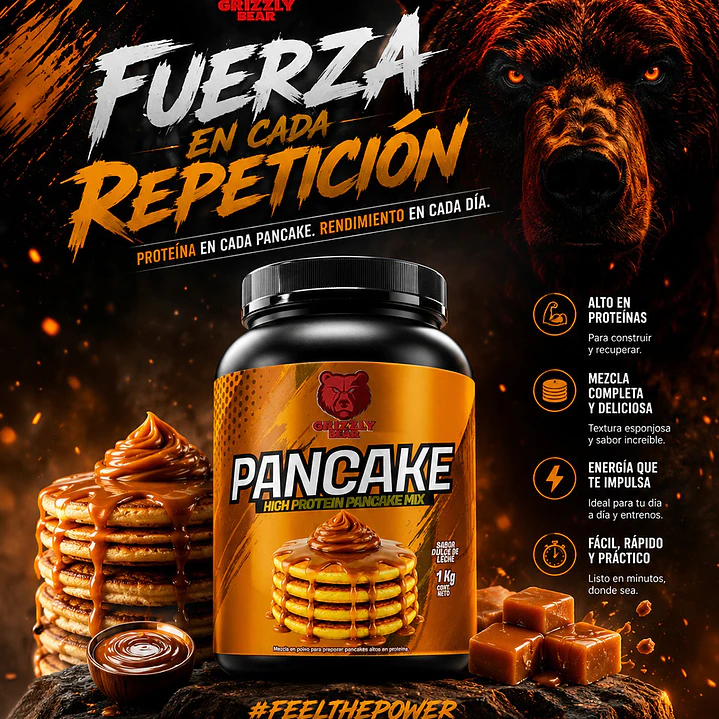 Pancake Grizzly Bear - 1 Kilo 4