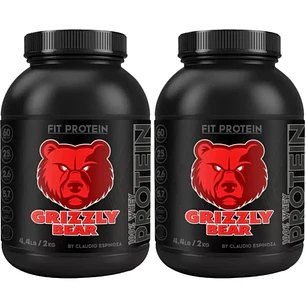 Pack 2 Proteina Whey Grizzly Bear - 2 Kilos