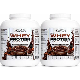 Pack 2 Proteina 100% Whey Isolate - 2.3kg, 72 servicios