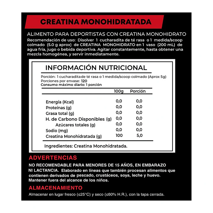 Creatina 100% monohydrate Buffalo Labz 1kg (pre venta) 2