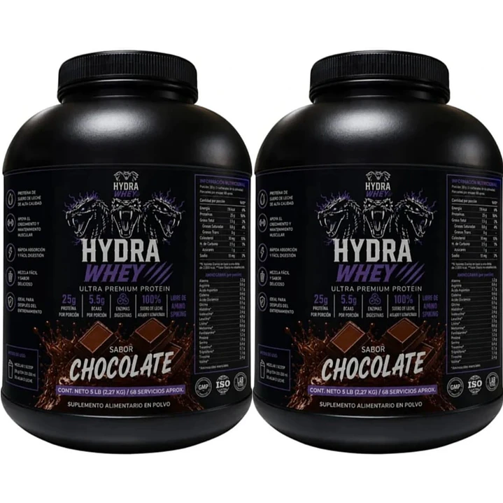 Pack 2 Hydra Whey Ultra Premium Protein 5 lb 1