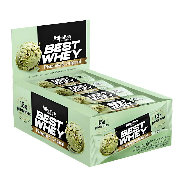 Atlhetica Nutrition Best Whey Bar 49gr (box 12 unidades) 1