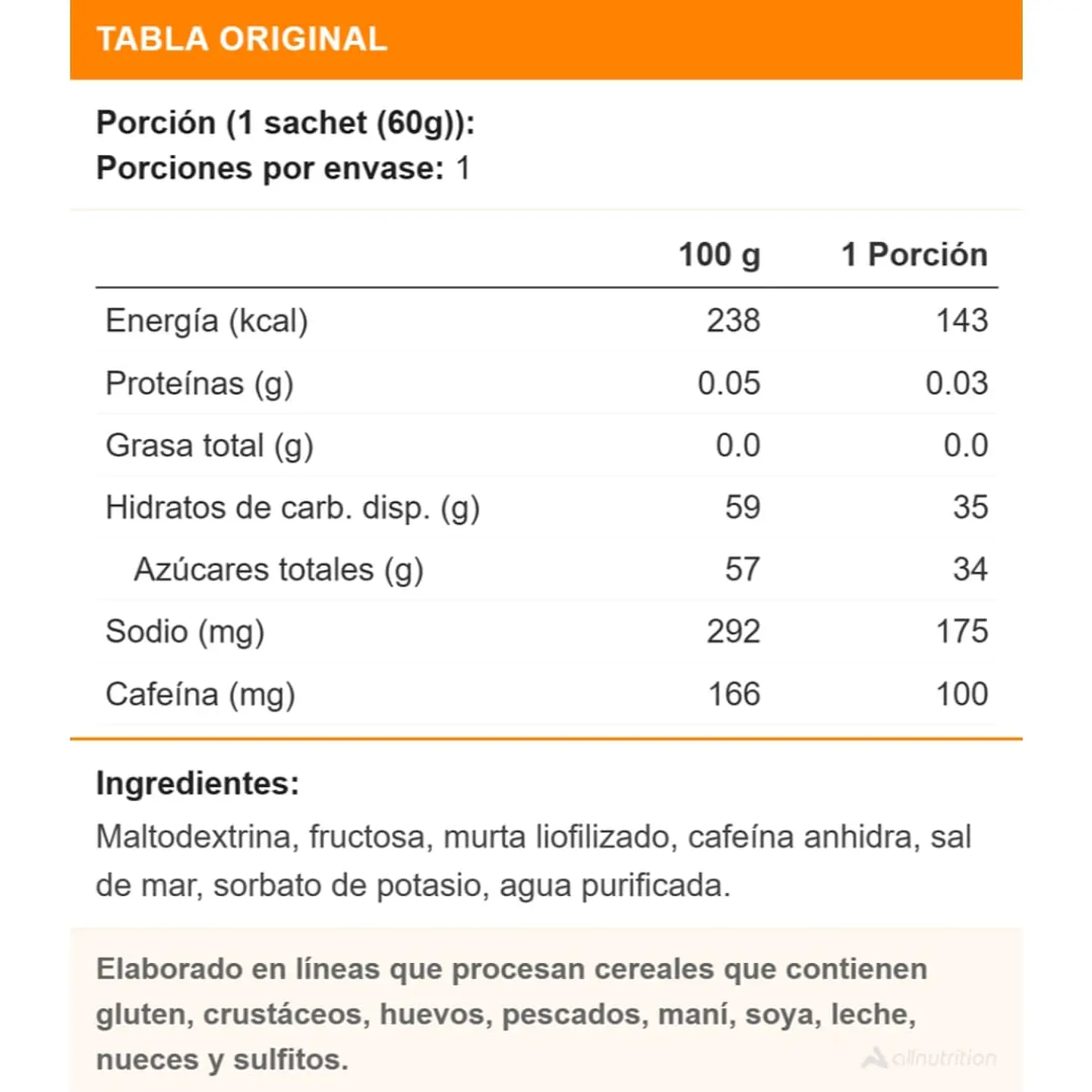 Blitz Energy Gel Con Cafeina 60gr 6 Unidades 2