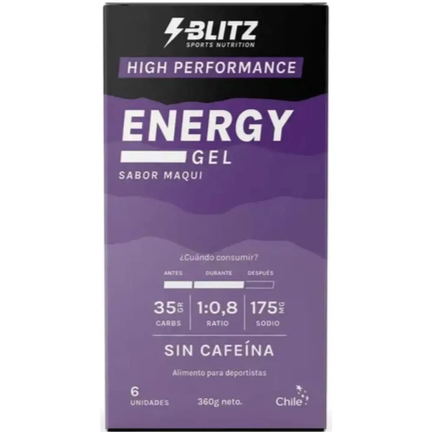 Blitz Energy Gel 60gr 6 Unidades 1