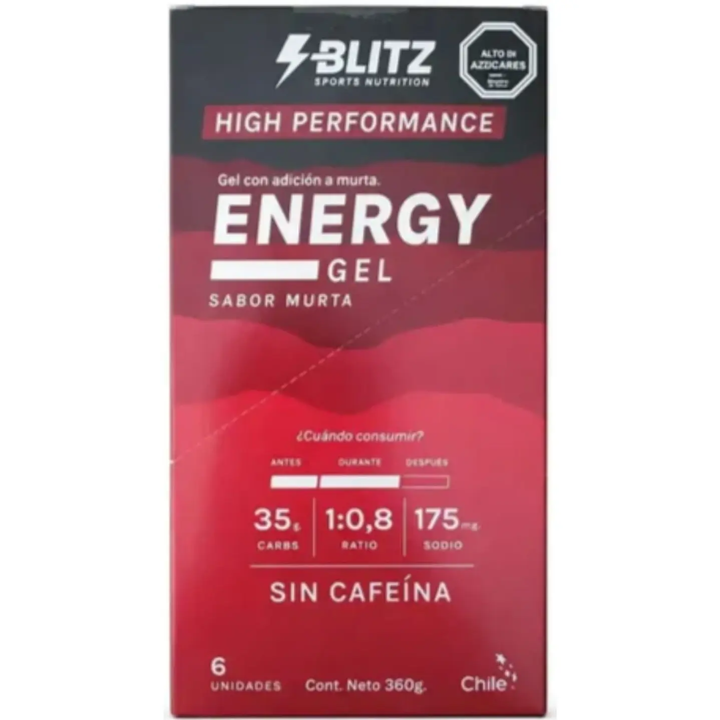 Blitz Energy Gel 60gr 6 Unidades 3