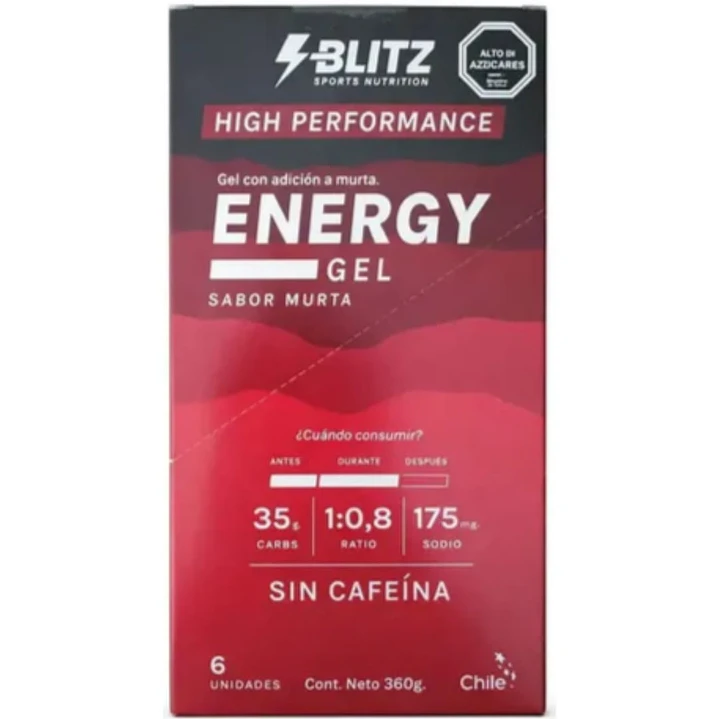 Blitz Energy Gel 60gr 6 Unidades 3