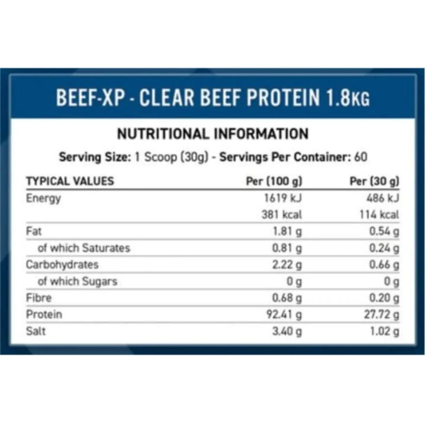 Applied Nutrition BEEF-XP Clear Protein Isolate 4 lb 2