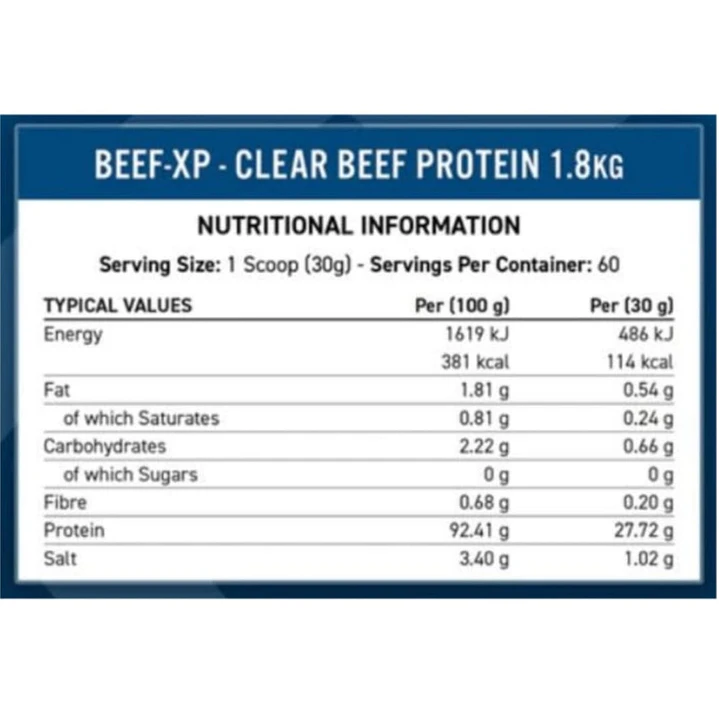 Applied Nutrition BEEF-XP Clear Protein Isolate 4 lb 2