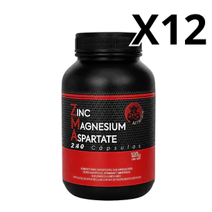 Pack 12 ZMA Buffalo Labz 240 cápsulas