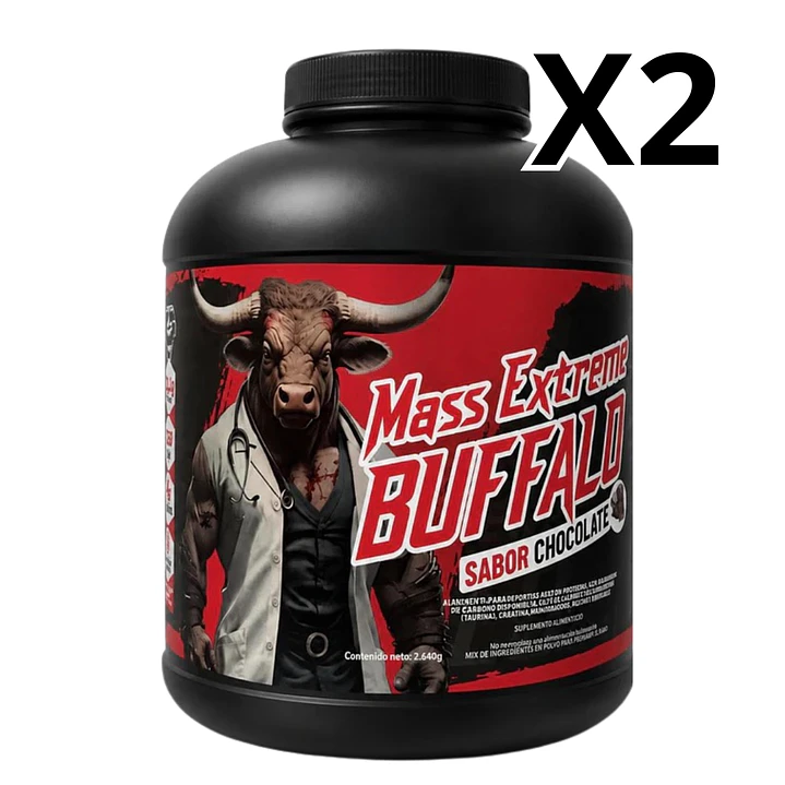 Pack 2 Mass Extreme Buffalo 5.8 lb 1