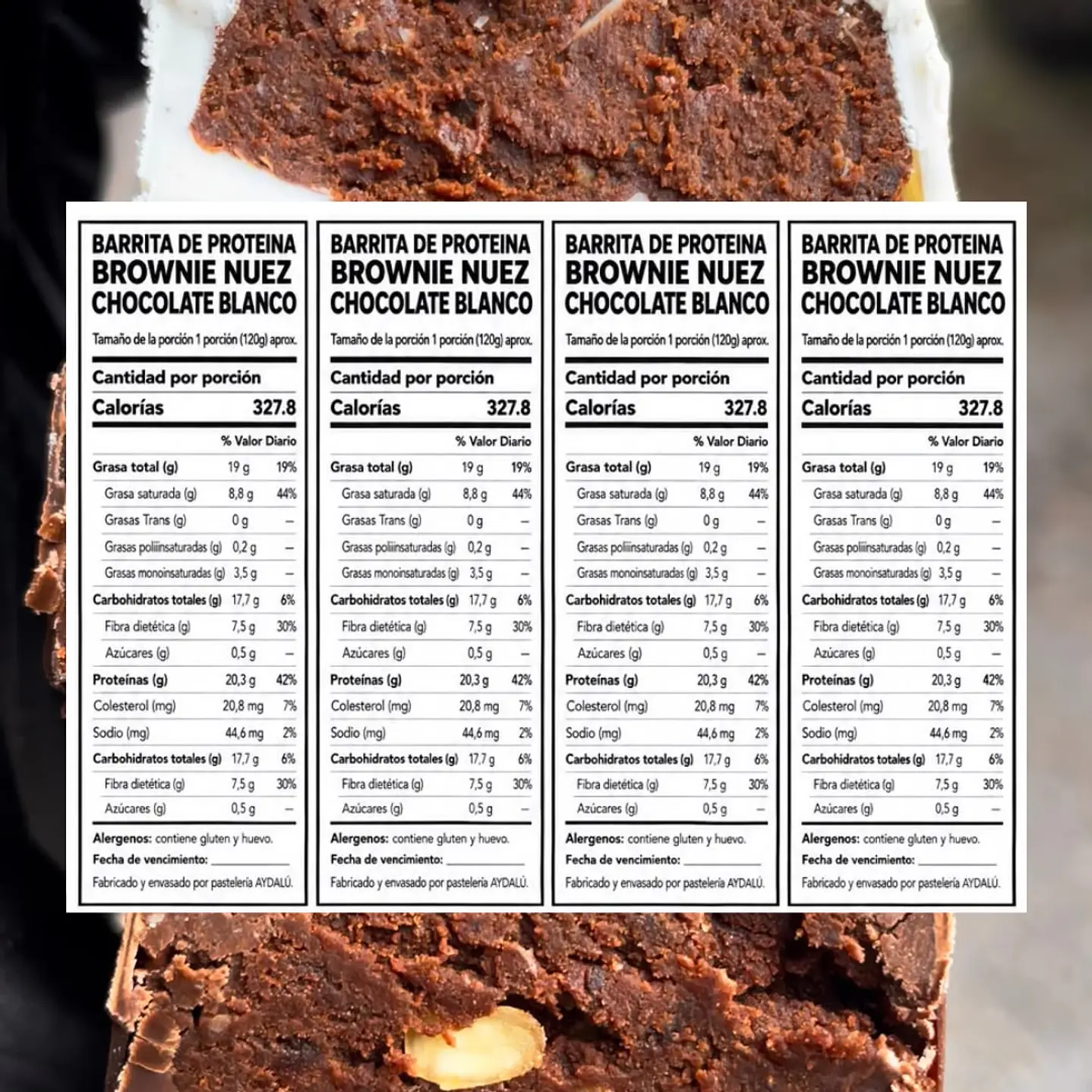 Barrita De Proteina Brownie Nuez 120gr 7