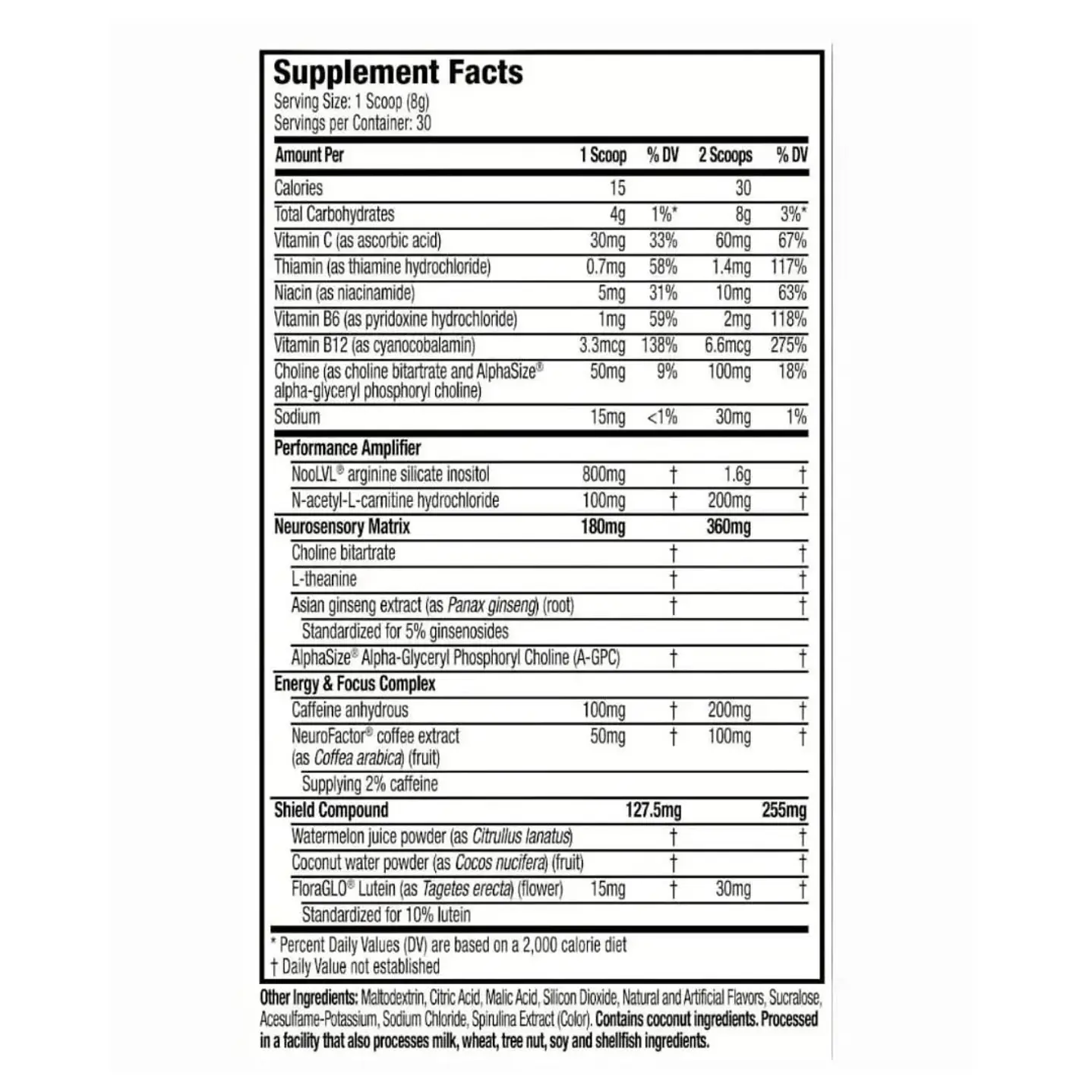 Boost Pre Game Energy Focus 228gr 30 servicios 3