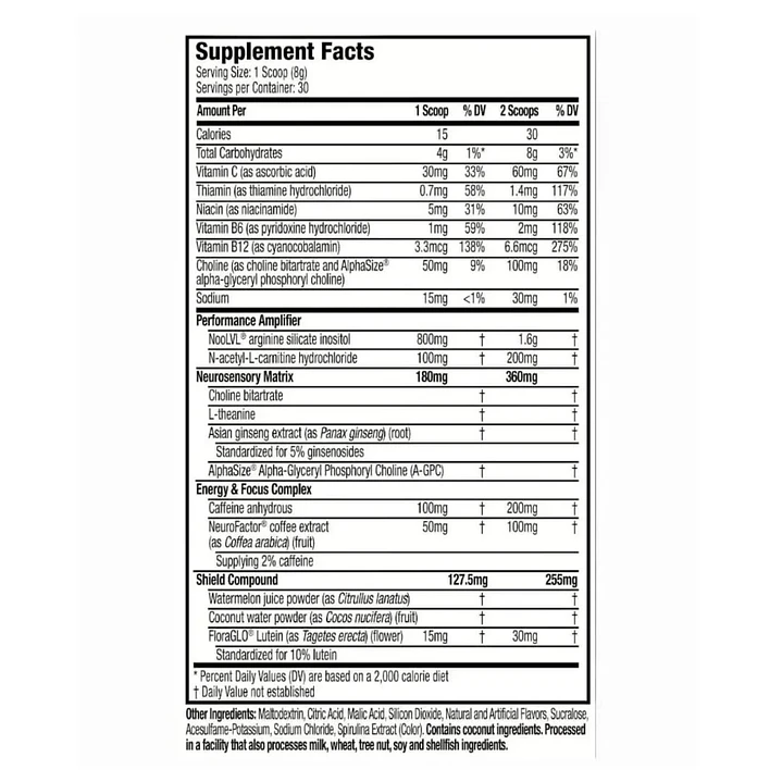 Boost Pre Game Energy Focus 228gr 30 servicios 3