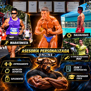Asesoria Online Personalizada Dieta + Entrenamiento