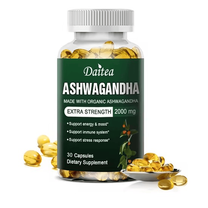 ✨🌿Ashwagandha – Suplemento Natural (30 cápsulas) , Fuerza Extra 2000mg🌿✨ 2