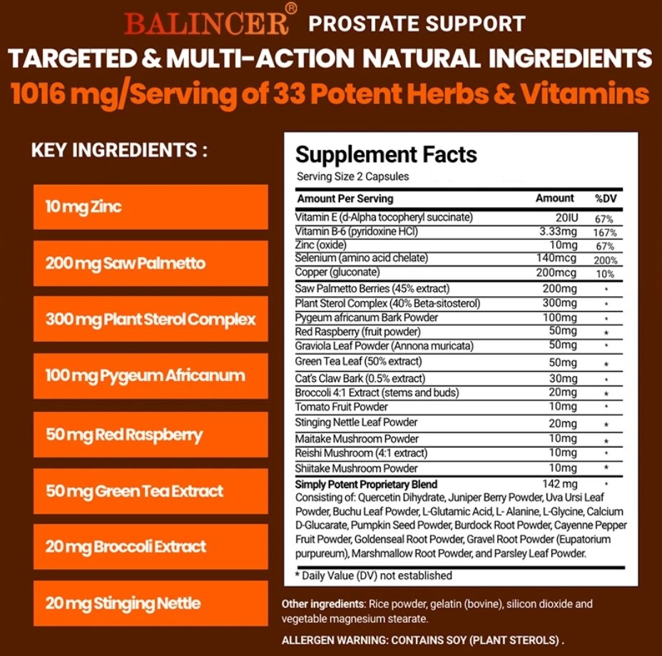 Saw Palmetto Complejo Bienestar Masculino 30 Cápsulas 2