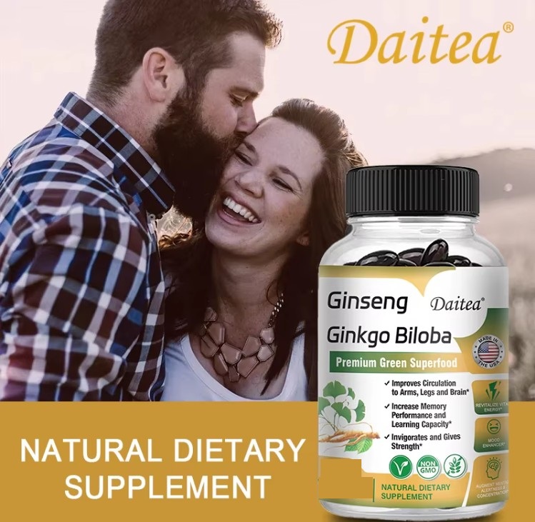 Suplemento de Ginseng Rojo Coreano con Ginkgo Biloba – 30 cápsulas 3