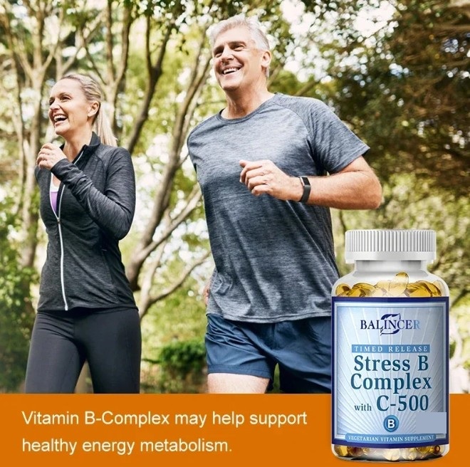 Vitaminas B + C – Poder Antiestrés, Energía y Bienestar (30 cápsulas) 3