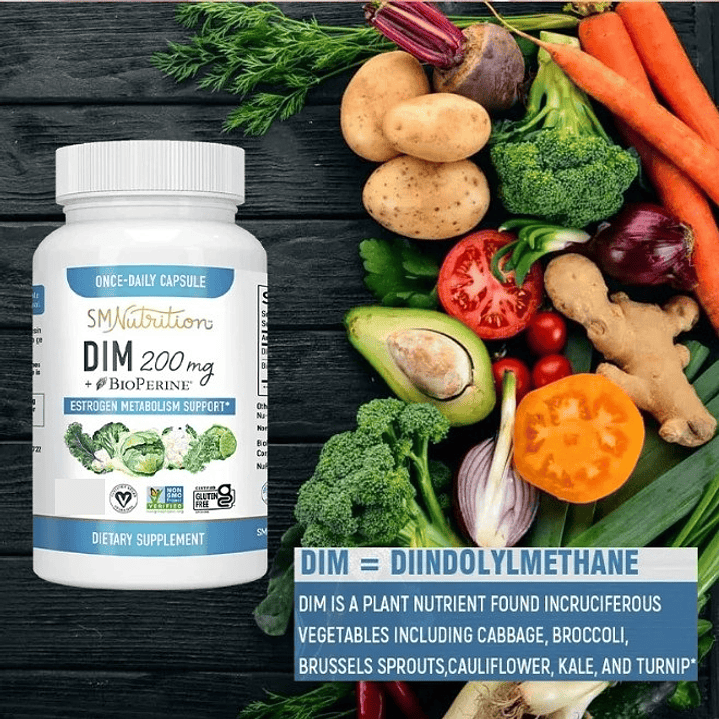 ✨DIM Complex 200mg + BioPerine – 30 cápsulas✨ 1