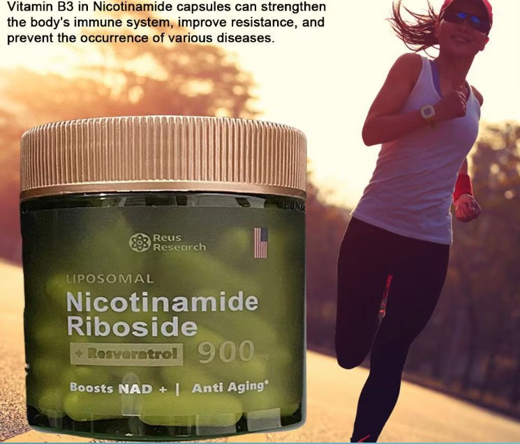 Cuidado Celular Anti-Envejecimiento: NAD+ Nicotinamida + Resveratrol – 80 cápsulas 2