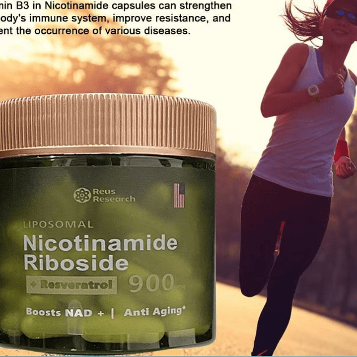 ✨Cuidado Celular Anti-Envejecimiento: NAD+ Nicotinamida + Resveratrol – 80 cápsulas✨ 2