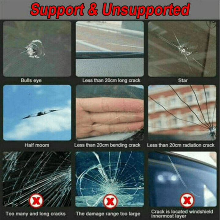 ✨🚗Líquido Nano de Reparación de Vidrio Automotriz – 3 ml Negro🚗✨ 4