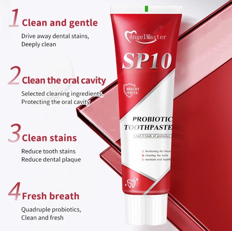 Pasta de Dientes Probiótica SP-10 con Aliento Fresco – 100 g 3