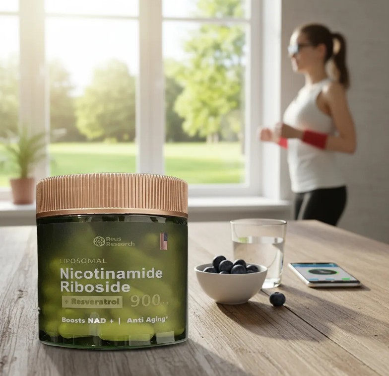 Cuidado Celular Anti-Envejecimiento: NAD+ Nicotinamida + Resveratrol – 80 cápsulas 1