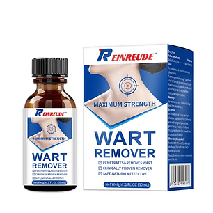 NUEVO! WART Para Eliminar Verrugas Comunes Y Plantares 30 Ml Reinreude
