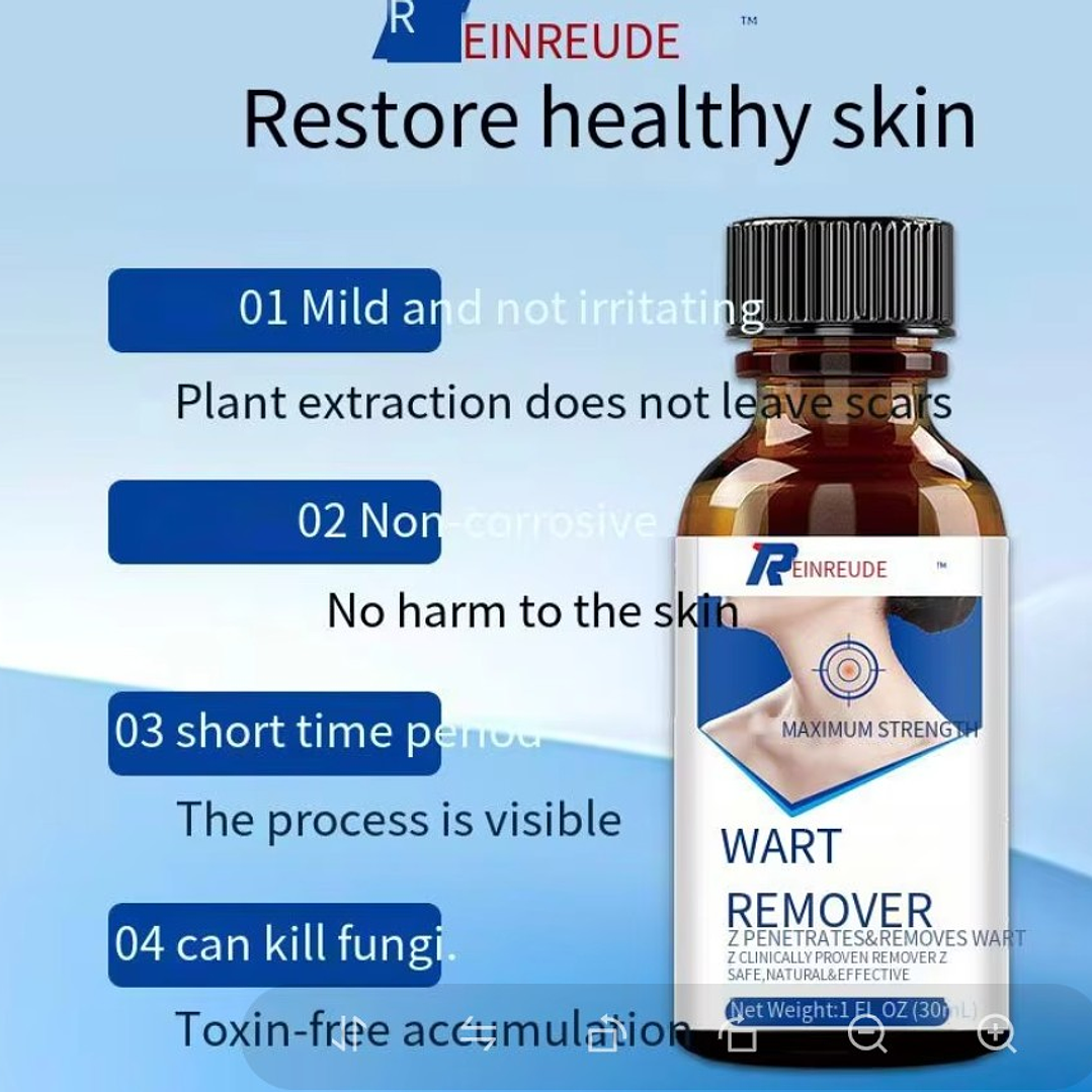 NUEVO! WART Para Eliminar Verrugas Comunes Y Plantares 30 Ml Reinreude 2