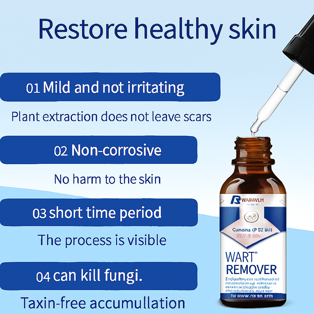 NUEVO! WART Para Eliminar Verrugas Comunes Y Plantares 30 Ml Reinreude 3