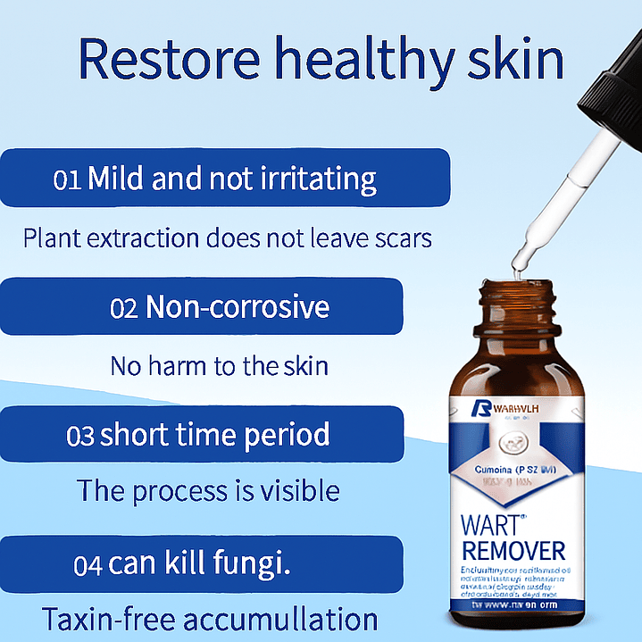 NUEVO! WART Para Eliminar Verrugas Comunes Y Plantares 30 Ml Reinreude 3