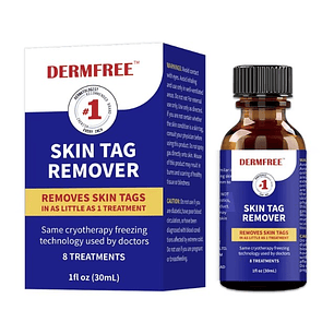 NUEVO! DERMFREE™ Removedor de Verrugas Y Papilomas | Fórmula Natural con Extractos Botánicos | 