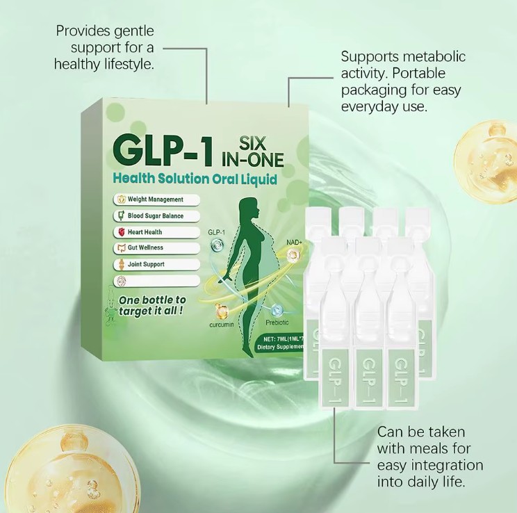 GLP-1 Líquido Oral – Soporte Corporal 6 en 1  – 7 unidades 4