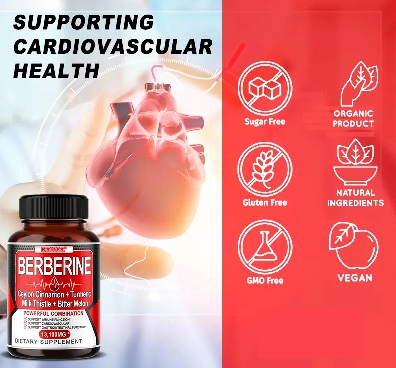 Suplemento de Berberina con Canela de Ceilán y Extractos Herbales – 30 cápsulas 4