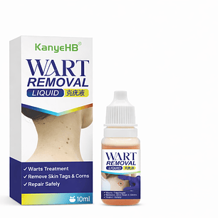 Líquido KanyeHB para Verrugas con Extractos Naturales – Uso Tópico (10 ml)