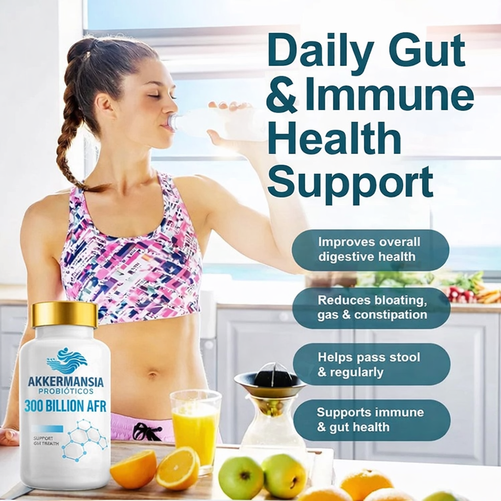 Akkermansia Probióticos 300 Billion AFR – 60 cápsulas 4