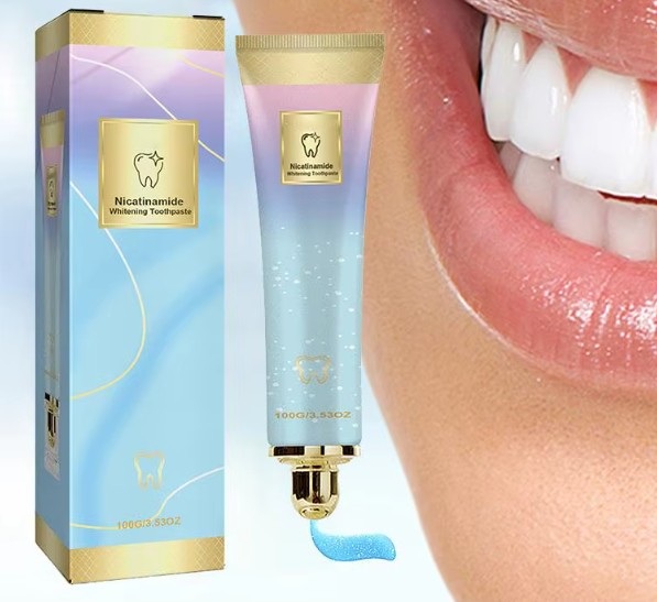 OFERTA ! Kit Blanqueamiento Dental –2 Pastas con Nicotinamida +1 Mousse 3D Whiten 2