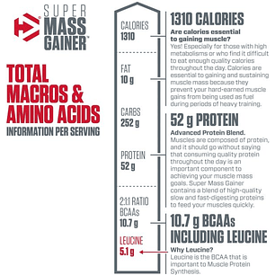 Super Mass Gainer 6 Lbs Chocolate