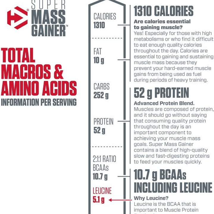 Super Mass Gainer 6 Lbs Chocolate 2