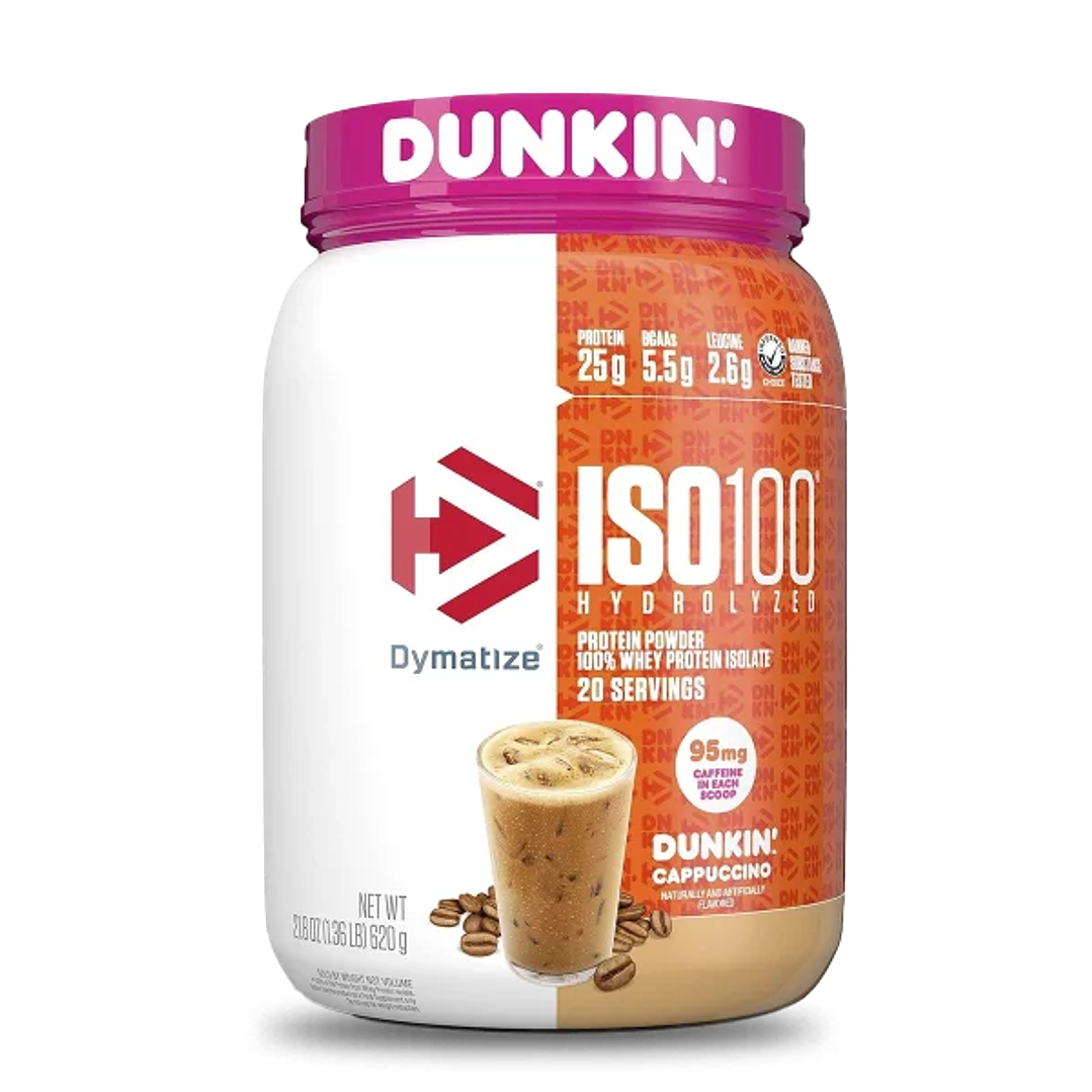 ISO 100 Dunkin 1.4 Lb Edición Limitada  Cappuccino 20serv 1