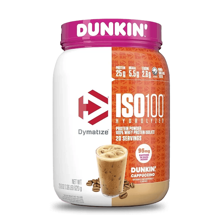 ISO 100 Dunkin 1.4 Lb Edición Limitada  Cappuccino 20serv 1