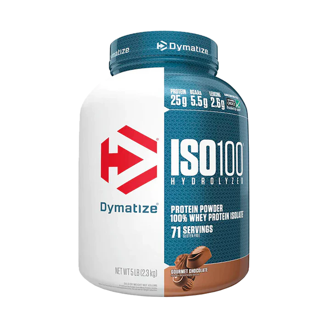 ISO 100 Hydrolyzed - 5 lbs / 70 servicios, fudge brownie 1