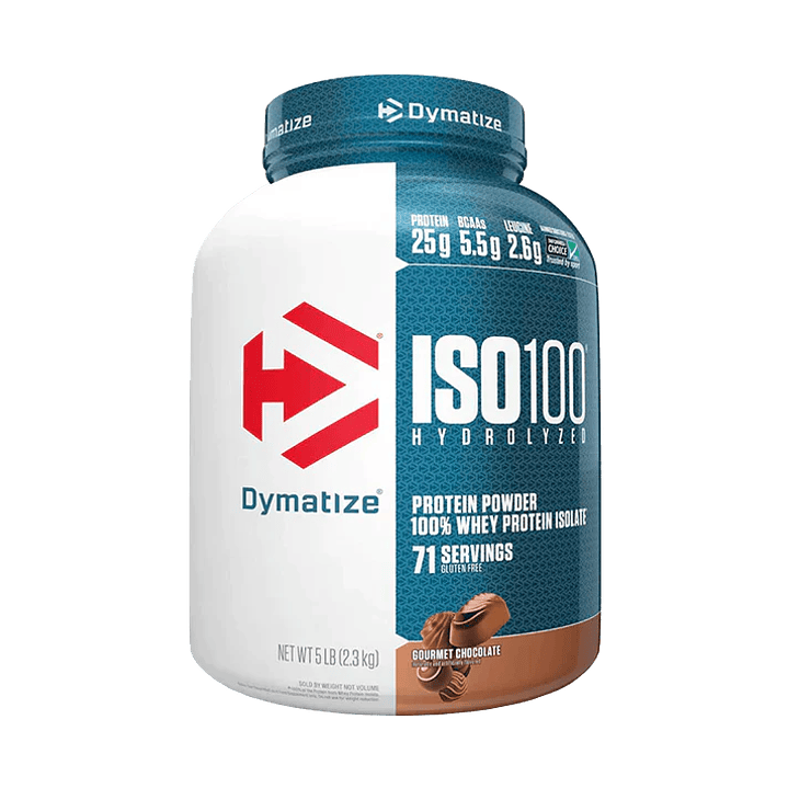 ISO 100 Hydrolyzed - 5 lbs / 70 servicios, fudge brownie 1