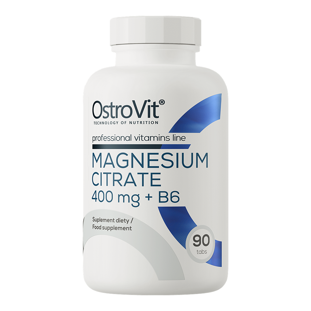 MAGNESIUM Citrate 400 mg + B6 – 90 tabs / 30 servicios 1