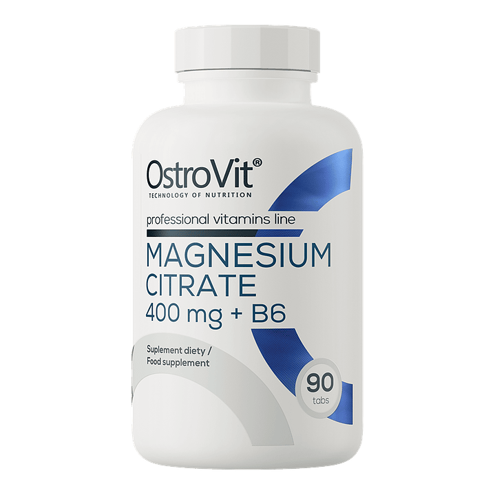 MAGNESIUM Citrate 400 mg + B6 – 90 tabs / 30 servicios 1